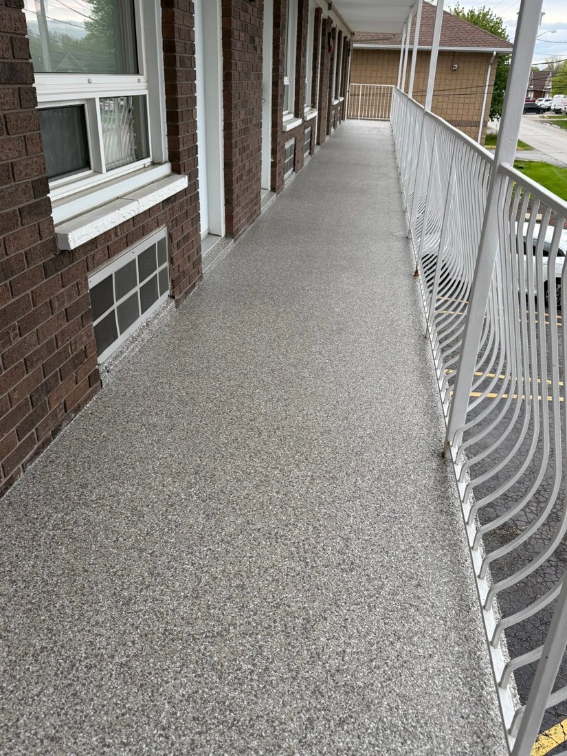 Epoxy floor coating