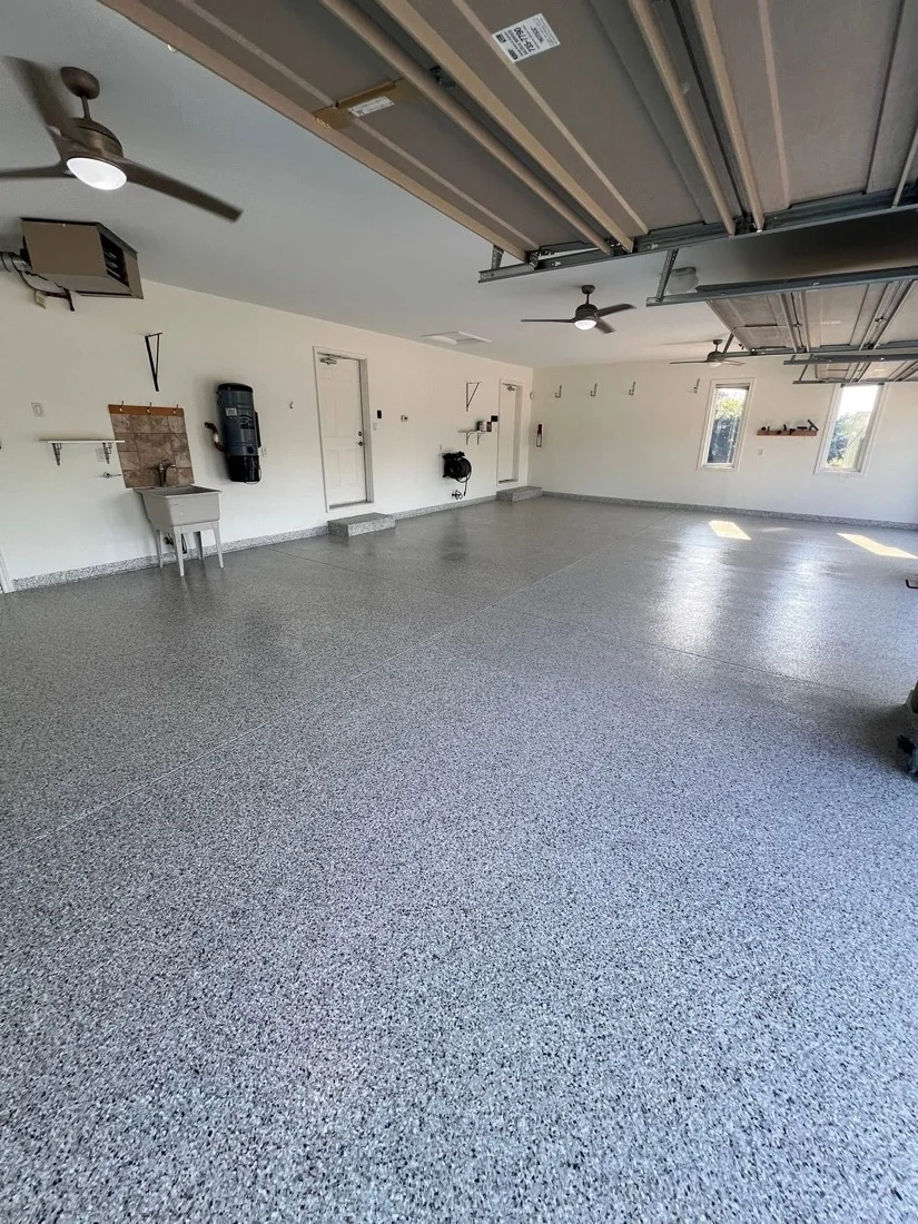 Polyaspartic vs epoxy garage floor coating